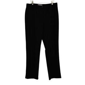 Chico's straight leg flat front black dress pants size 1.5 regular